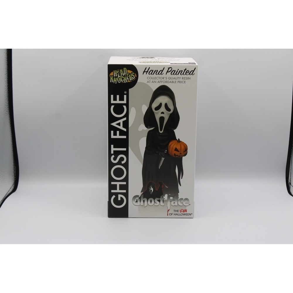 NECA Ghost Face with‎ Pumpkin Head Knocker Bobblehead Figure